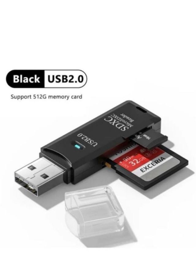 Lettore schede SD micro SD 2 in 1