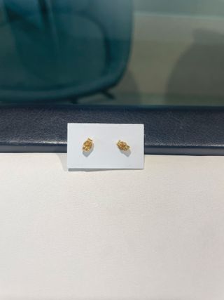 Pendientes Oro 18K Ballena Azul