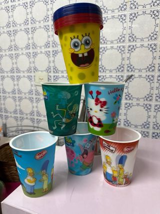 Taza y plato Bart Simpson