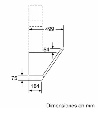 Campana extractora cocina gris