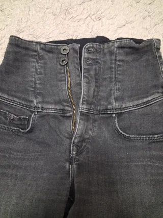 Pantalón Salsa Gris Talle Alto