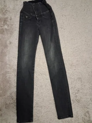 Pantalón Salsa Gris Talle Alto