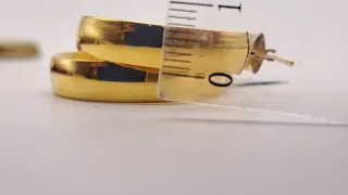 Pendientes Aro Oro 18k