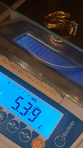 Pendientes Aro Oro 18k