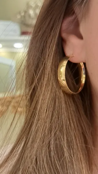 Pendientes Aro Oro 18k