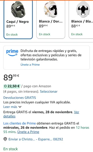 Casco Boxeo Venum Elite Unisex Adulto