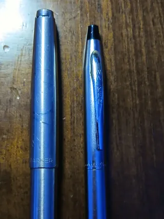 Set 2 penne vintage Parker e Walker