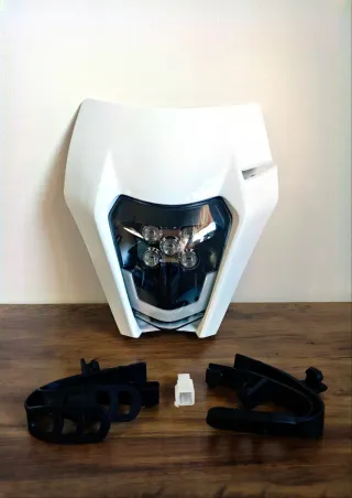 KTM Careta Faro LED MOTO COLORES BLANCO O NARANJA