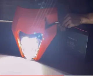 KTM Careta Faro LED MOTO COLORES BLANCO O NARANJA