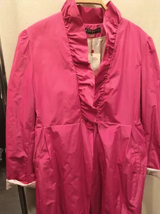 Gabardina KOU MADRID rosa Talla M
