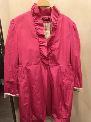 Gabardina KOU MADRID rosa Talla M
