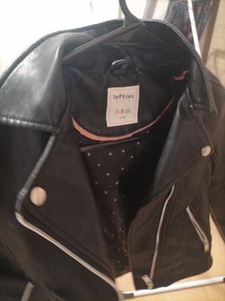 Chaqueta Biker Negra Lefties