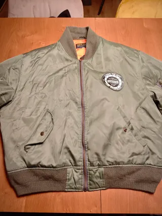 Chaqueta Bomber Verde