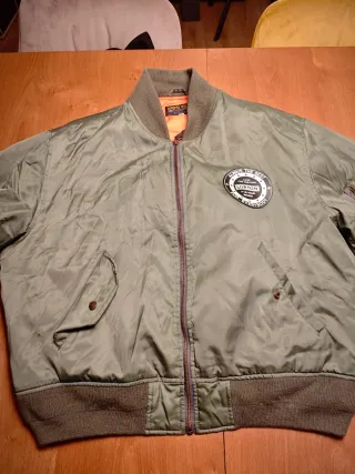 Chaqueta Bomber Verde