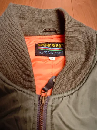 Chaqueta Bomber Verde