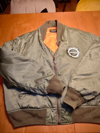 Chaqueta Bomber Verde