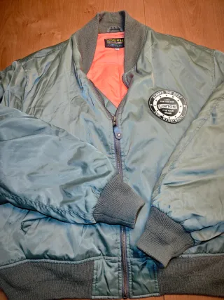 Chaqueta Bomber Verde