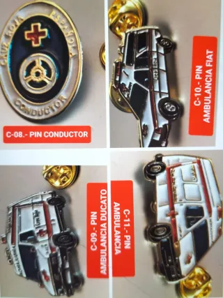 Insignias Cruz Roja - Lote Colección