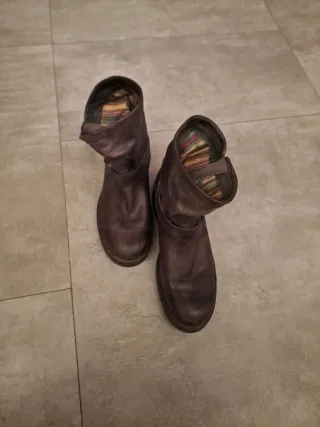 Stivaletti donna marroni multicolore