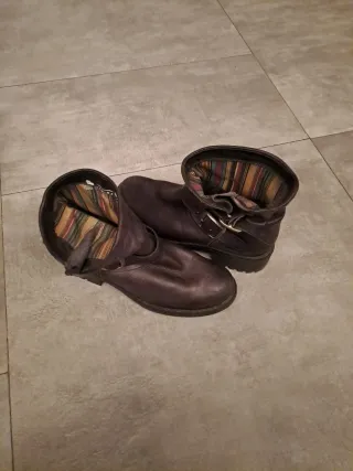 Stivaletti donna marroni multicolore