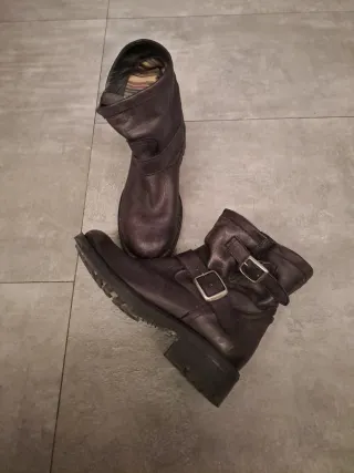 Stivaletti donna marroni multicolore