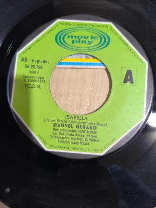 DANYEL GERARD  ISABELLA  Vinilo