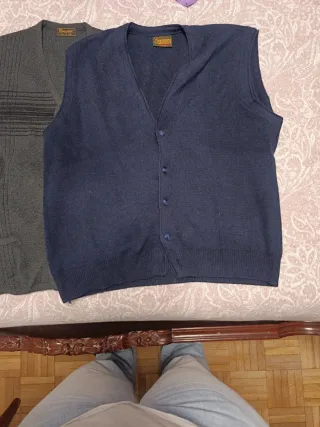 Pack 2 Chalecos Burberry Talla M Gris