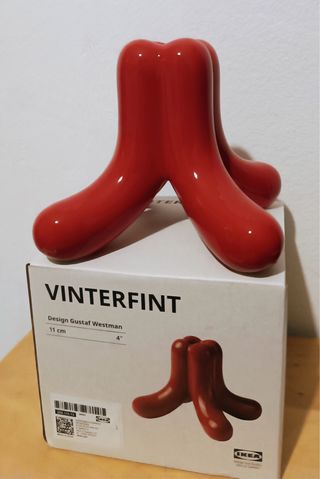 Portavelas Vinterfint Gustaf Westman Rojo