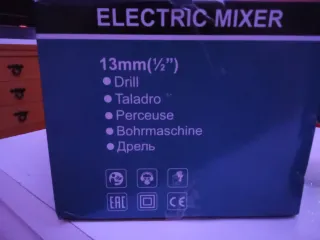 Batidora mortero y pintura