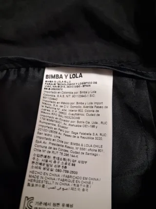 Pantalón Bimba y Lola Negro