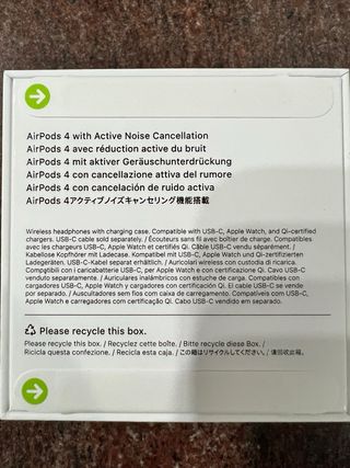 AirPods 4 con cancelación de ruido