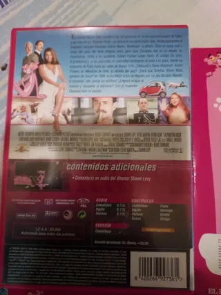 DVD La Pantera Rosa + 4 dvd Dibujos + caja metal