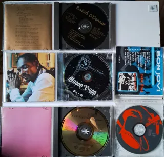 Cds Bon Jovi Ry Cooder Sinnead O'Connor Snoop dogg