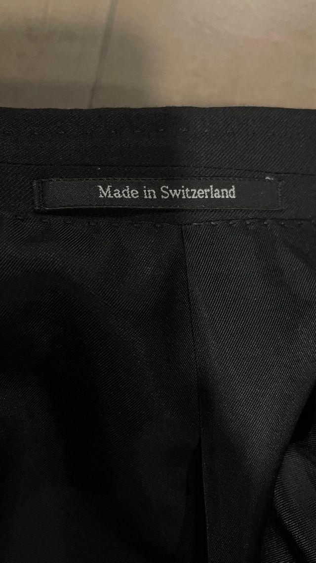 Ermenegildo zegna wool suit made in switzerland