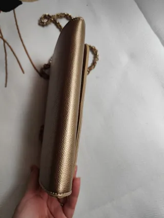 Bolso de fiesta dorado