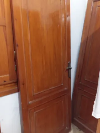 Puertas de madera interior Con bastidor