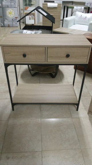 Tavolo da trucco in legno e metallo