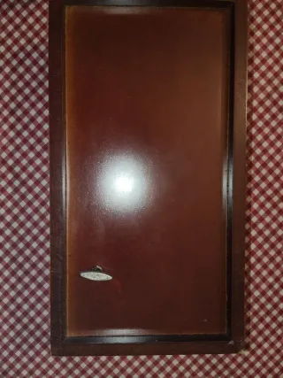 Joyero de madera musical con marco fotos