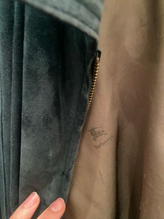 Chaqueta Burberry Ante Verde