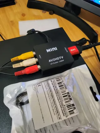 Adaptador RCA a HDMI AV2HDTV