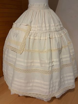 Gonne Fallera Beige/bianche Nuove