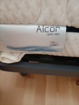 Cama articulada y colchón Látex 90x190