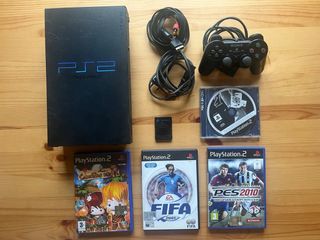 PlayStation 2 Nera + 3 Giochi