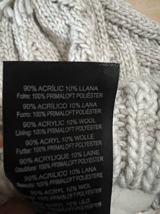 Gorro Buff Tricot y Polar con Pompón