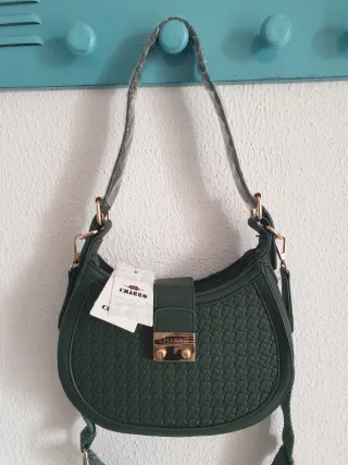 Borsa tracolla Charro verde nuova con cartellino