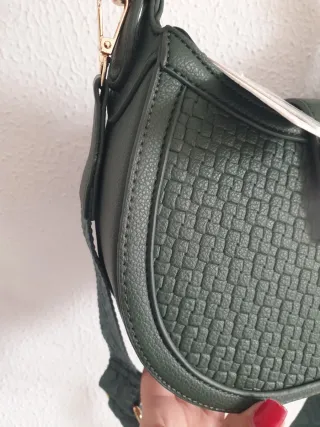 Borsa tracolla Charro verde nuova con cartellino