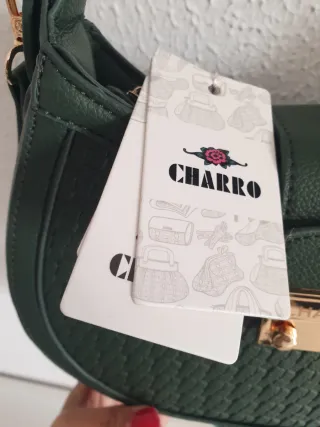 Borsa tracolla Charro verde nuova con cartellino