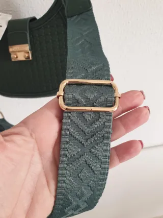 Borsa tracolla Charro verde nuova con cartellino