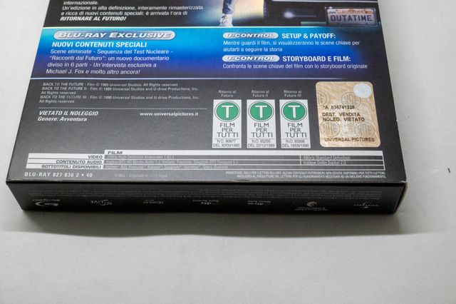 Trilogia Ritorno al Futuro Blu-ray