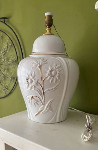 Lámpara Porcelana vintage “Ginger Jar”